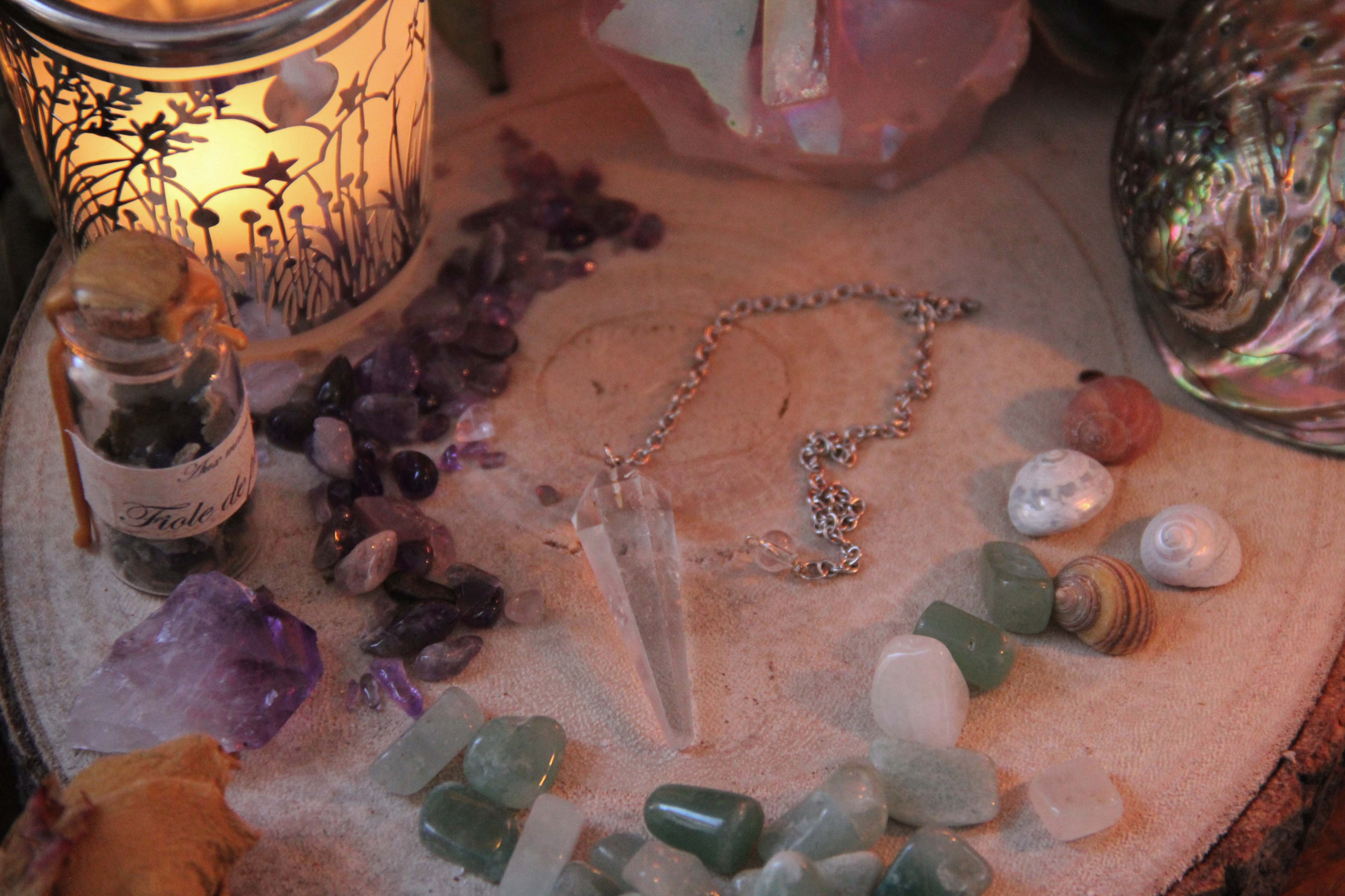 Pendule (Cristal de roche)