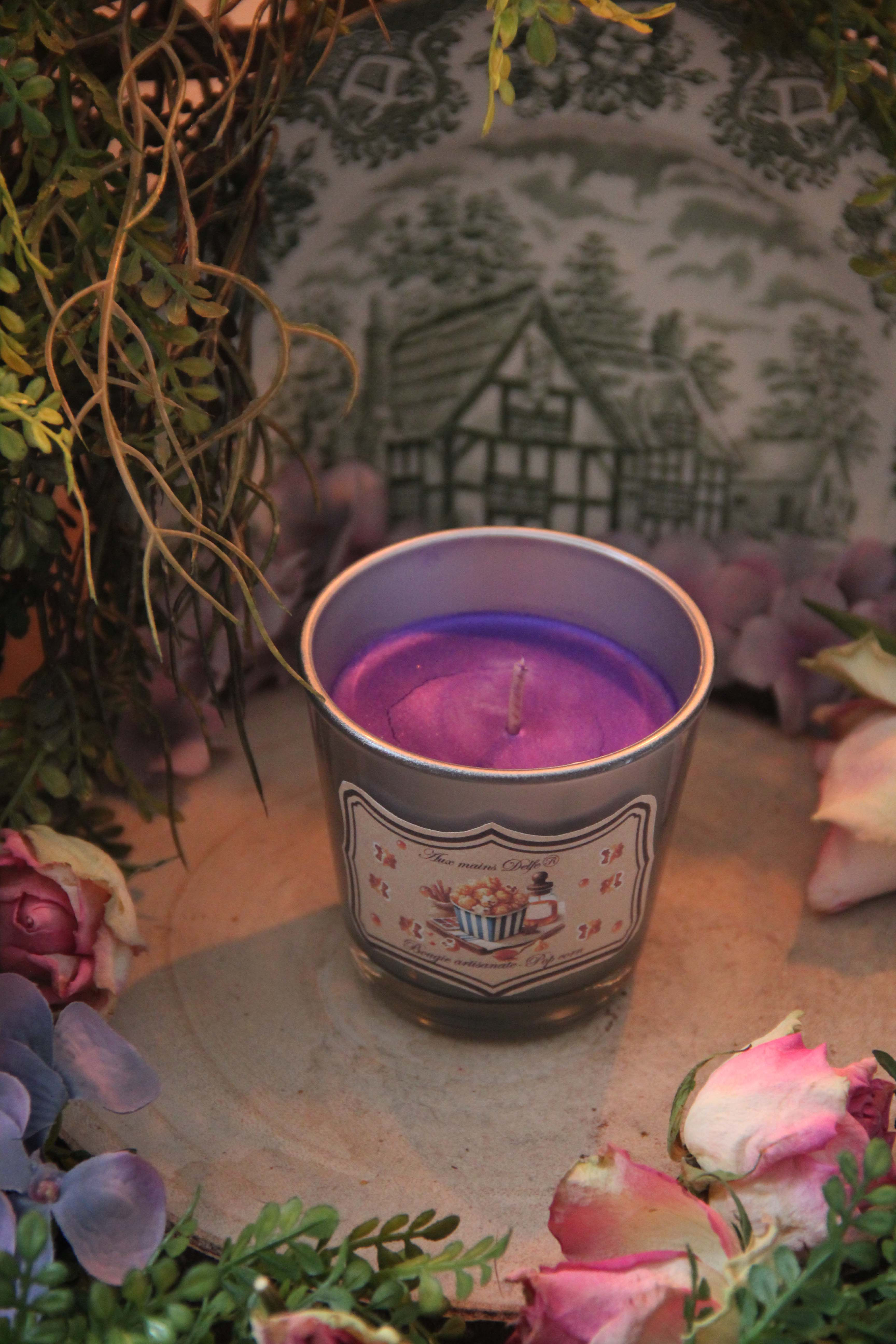 Bougie "Pop corn" (petite bougie)