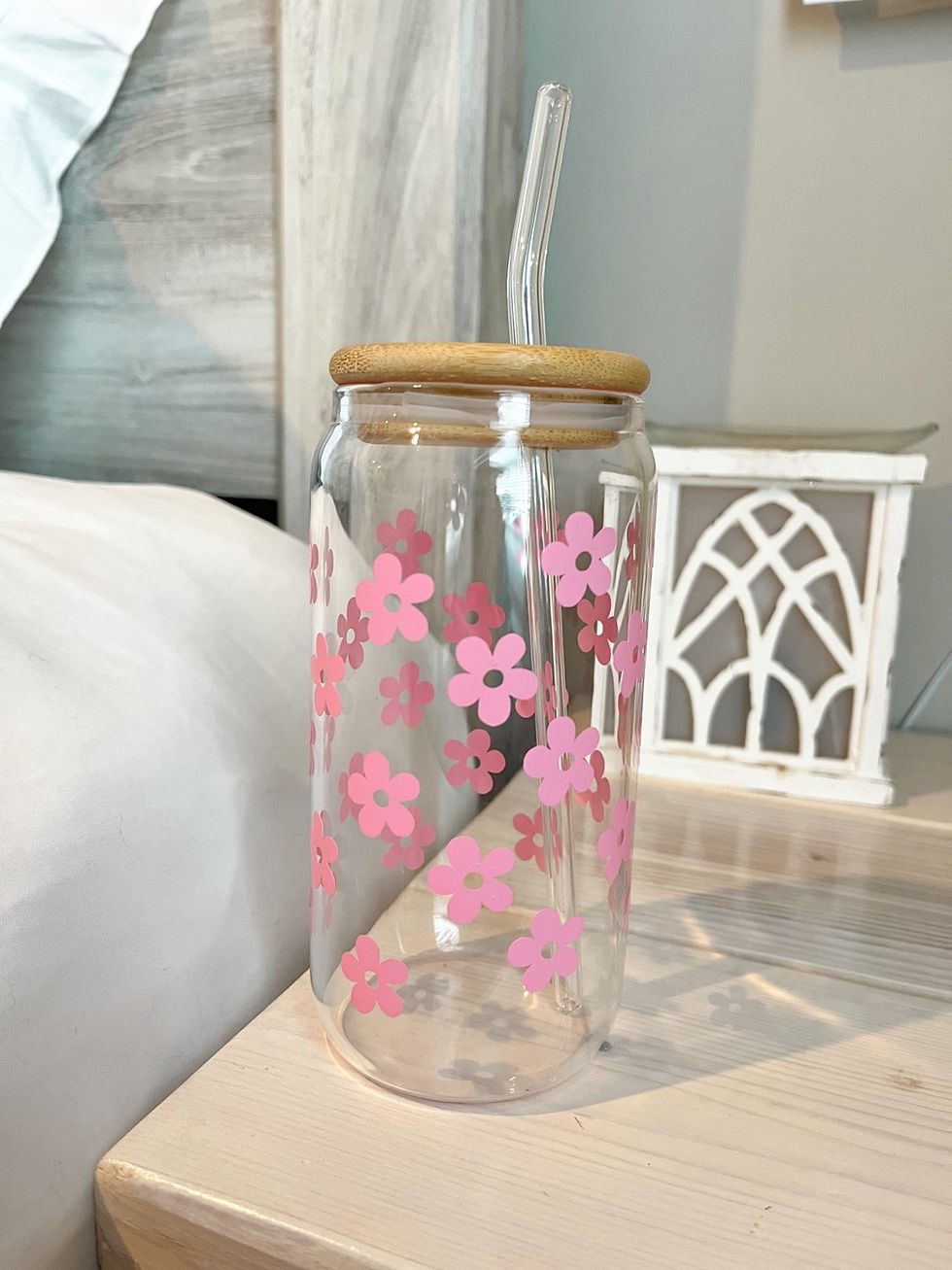 Thumbnail: Floral Glass Cup