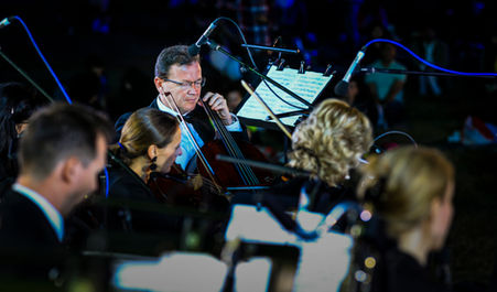 Arabian Philharmonic Orchestra at Symphony in The Park, Abu Dhabi