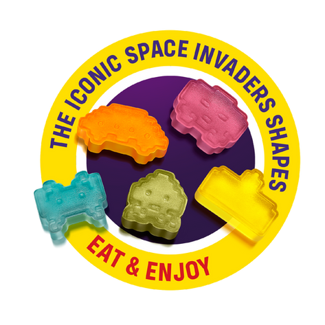 The Iconic Space Invaders Shapes. Eat and Enjoy.