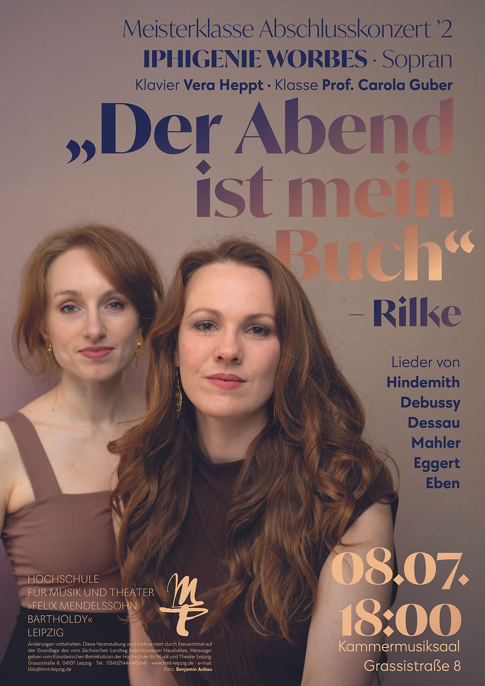 Der Abend ist mein Buch - Abschlussprüfung 2