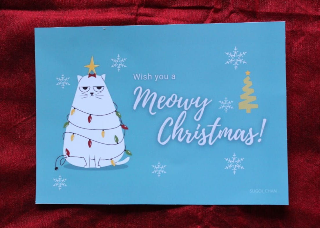 Meowy Christmas Cards
