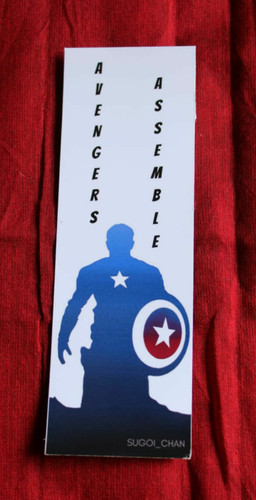 Custom Bookmarks (Captain America) | Sugoi Chan