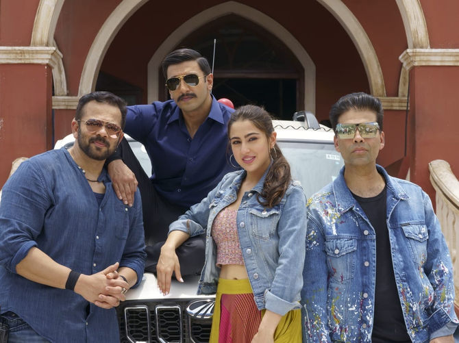 Ranveer Singh & Sara Ali Khan start the Shoot of Rohit Shetty's Simmba
