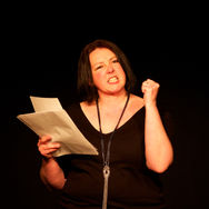 Person on stage