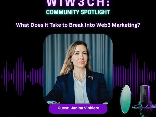 What does it take to break into Web3 Marketing? A conversation with Janina Vinklere