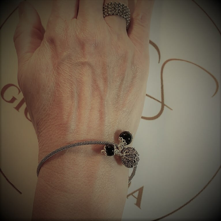 bracciale sardo argento