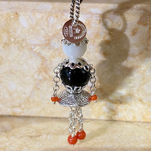 MATERIA By Matthias Wagner Ciondolo Ballerina In Argento 925 – Gioiello Elegante Per Donna Con O Senza Catena