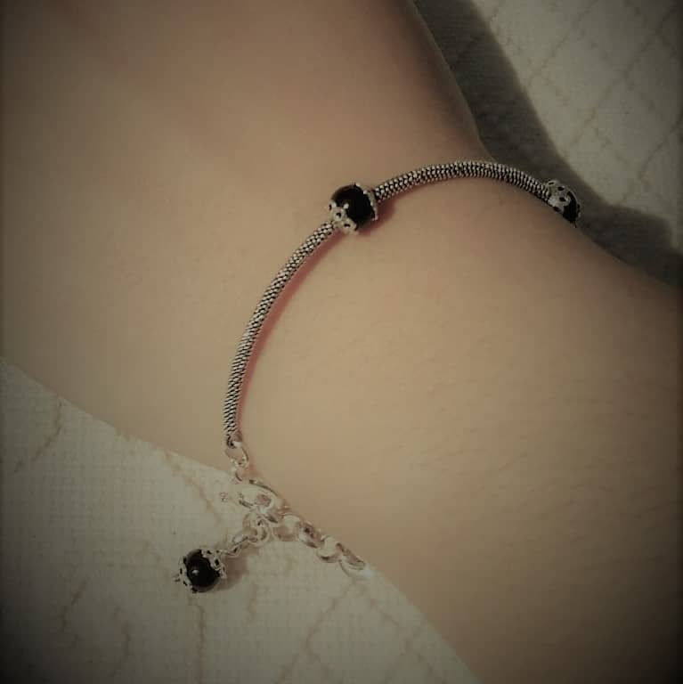 Miniatura: bracciale sardo argento e su coccu