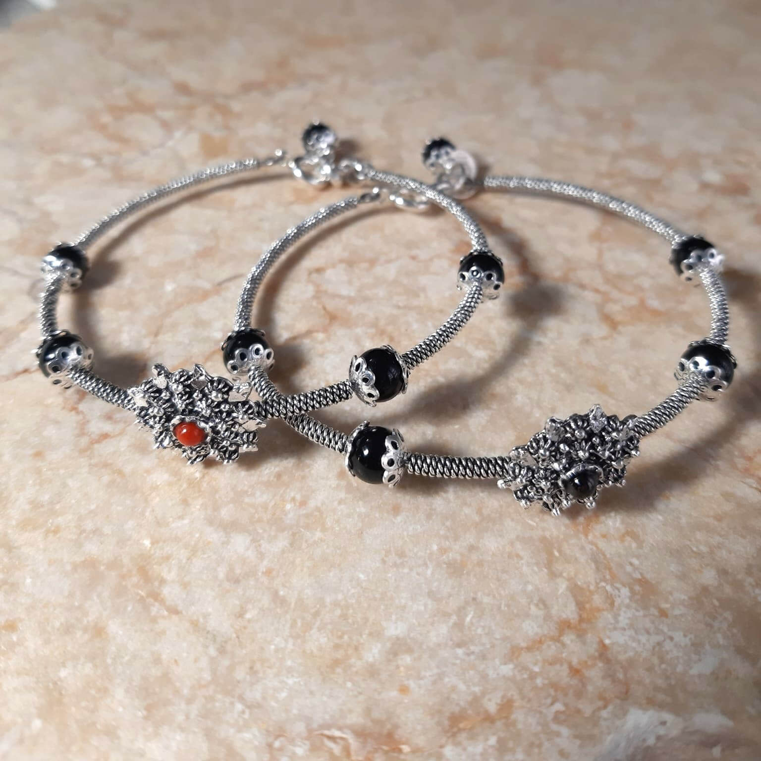 Bracciale Sardo Artigianale Argento - PETUNIA