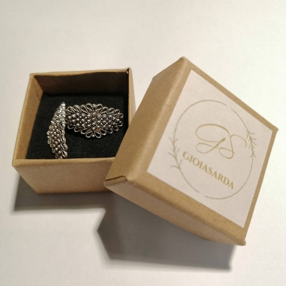 Miniatura: orecchini sardi argento