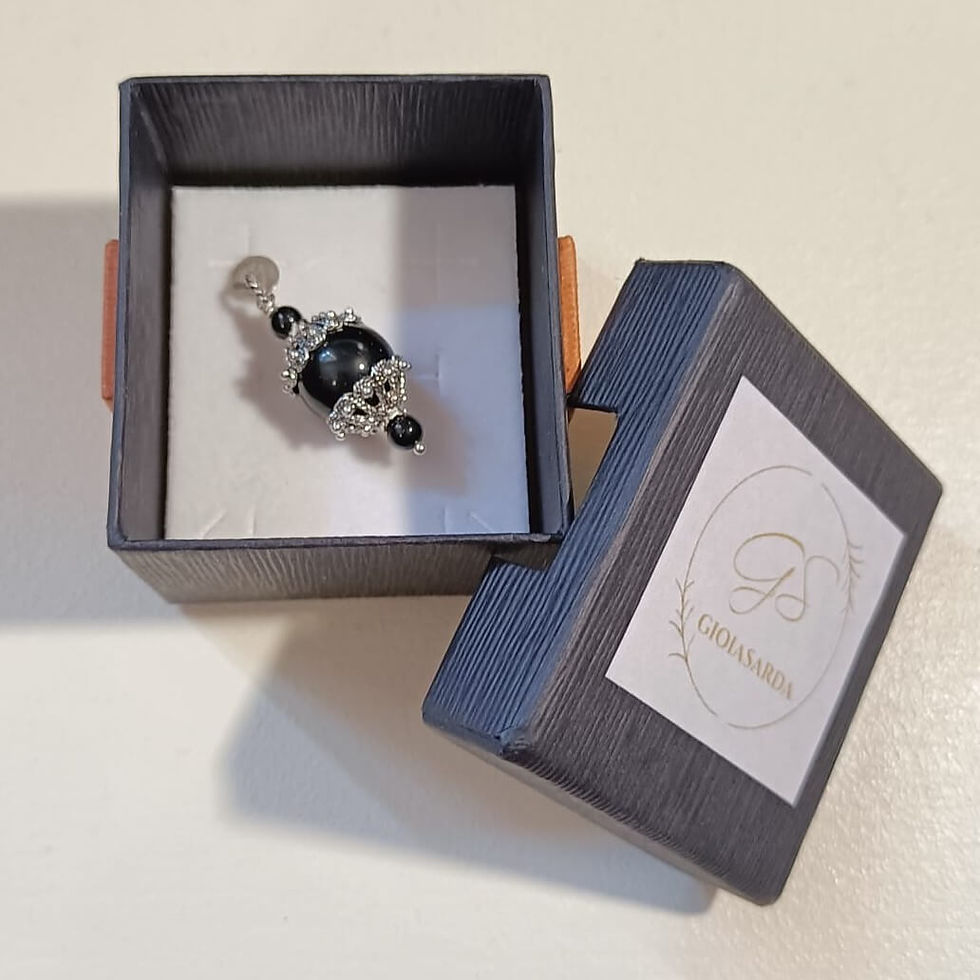 Miniatura: Ciondolo Sardo Artigianale Argento - SU COCCU BOTTONE