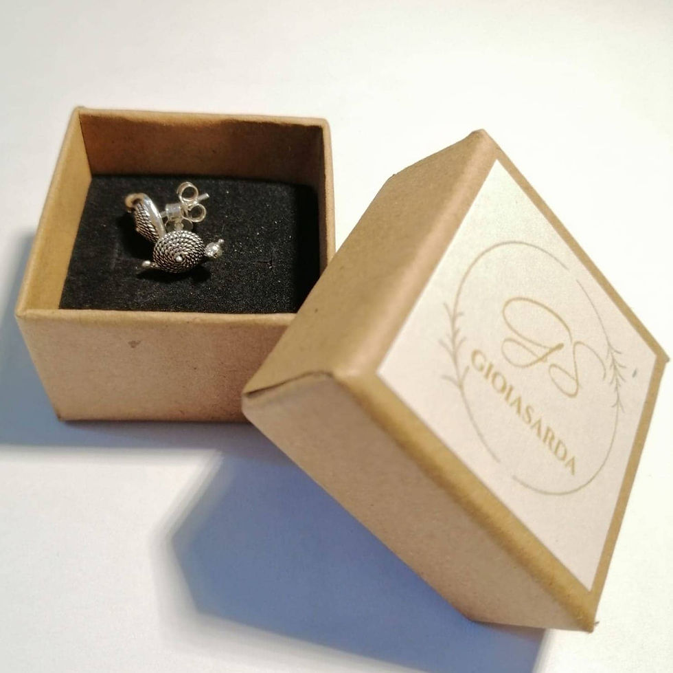 Miniatura: orecchini sardi argento filigrana