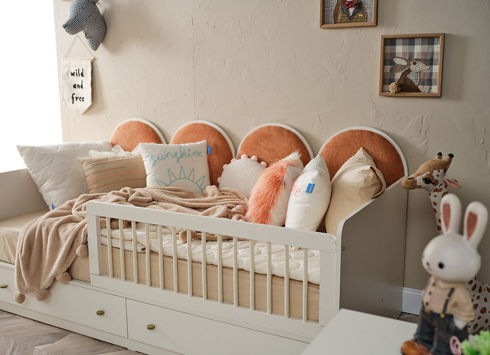 Küçük resim: Bella 100X200 Toddler Karyola (Çekmeceli + Bariyerli)