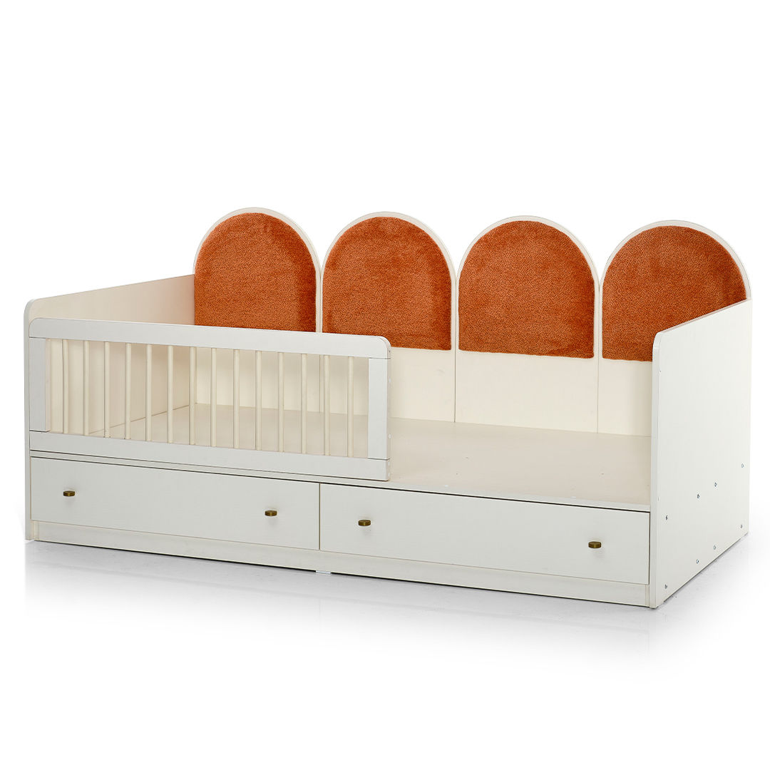 Bella 100X200 Toddler Karyola (Çekmeceli + Bariyerli)