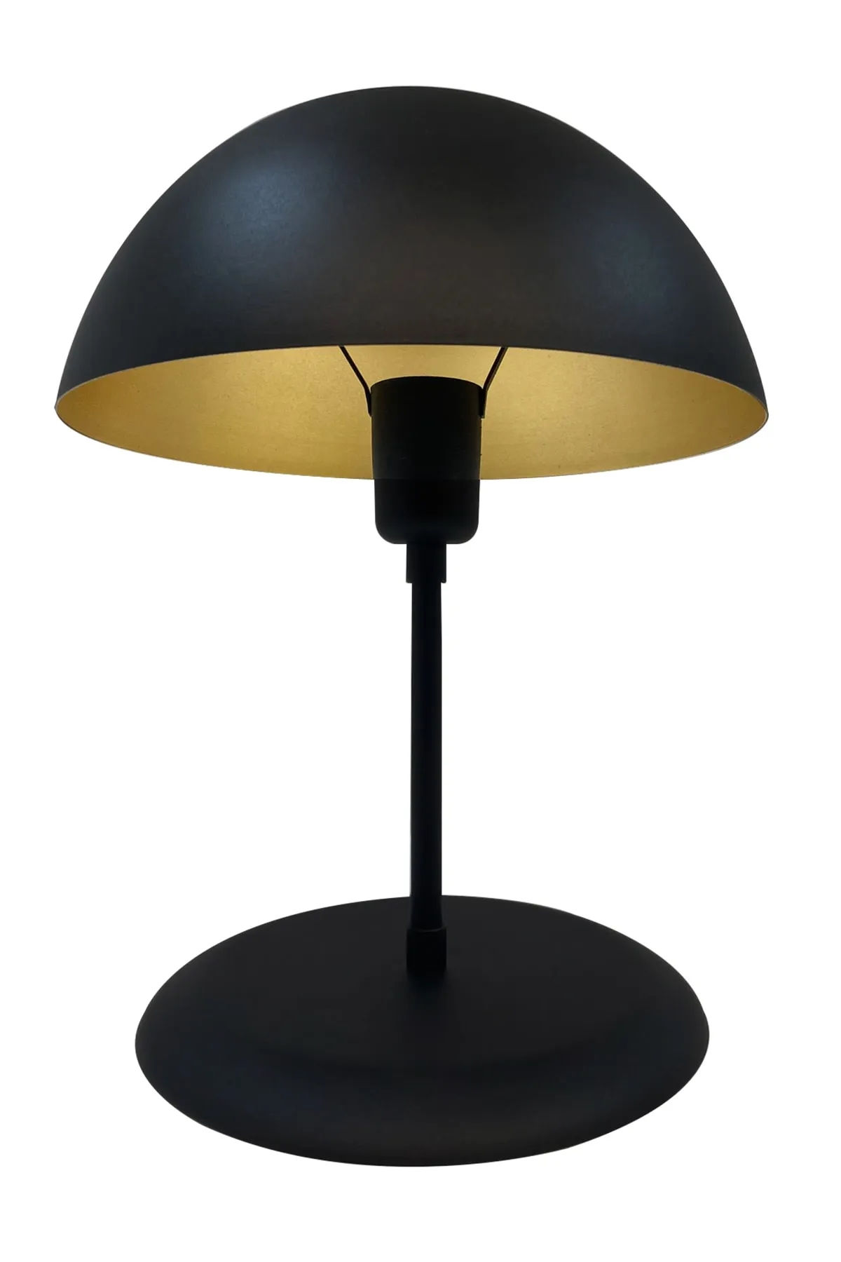 Moon Siyah Masa Abajuru