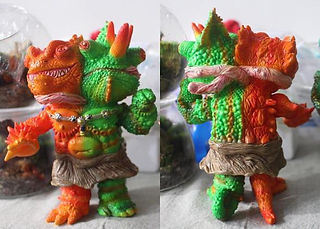 "A-HUM WARRIOR"
(Front & Back side by side)