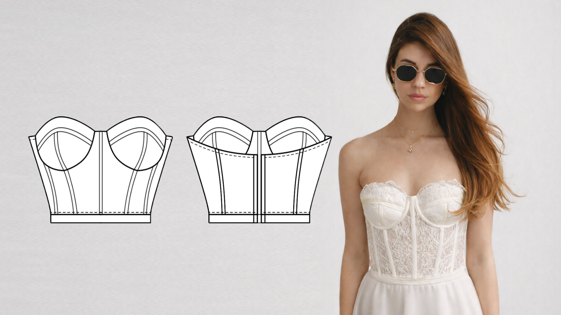 how to make a corset top for a dress How to sew a Corset Top / #sewingtutorial #diycorset