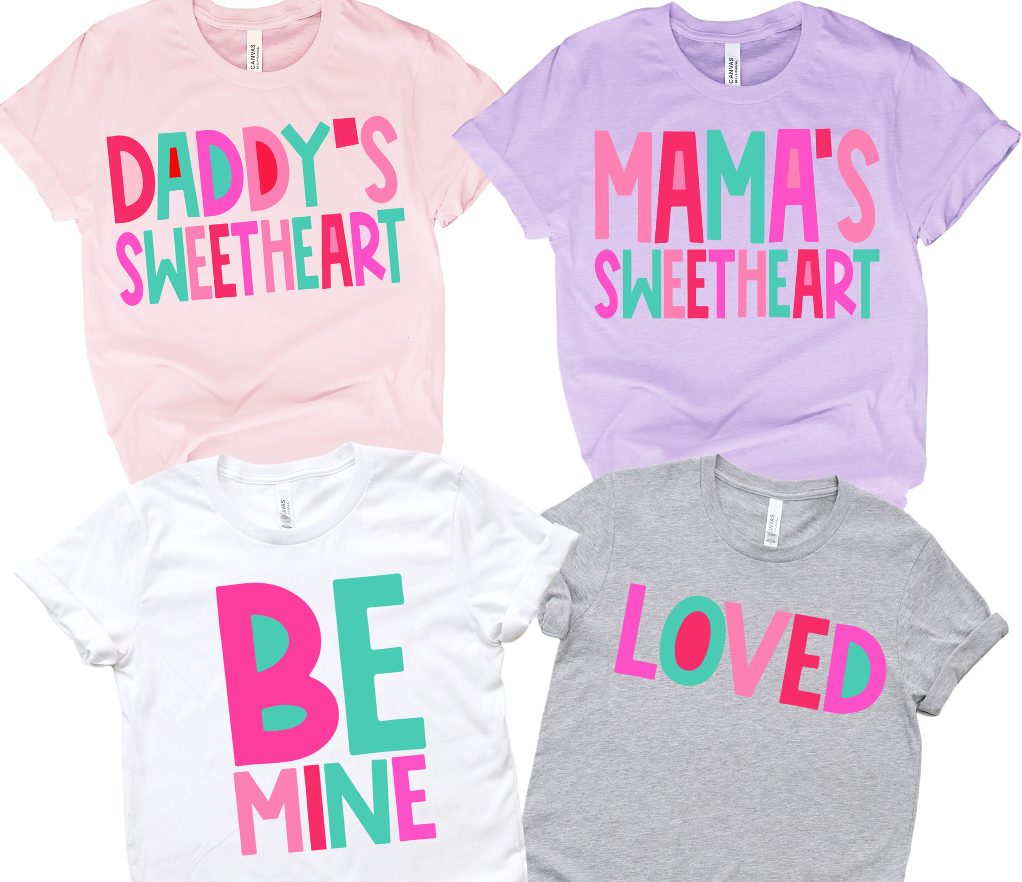 VALENTINES SAYINGS TEES KIDS