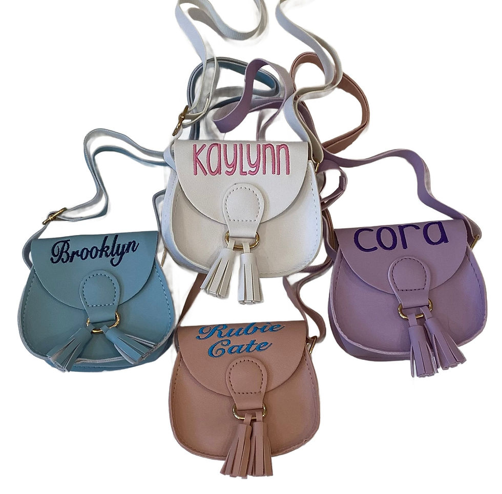 Thumbnail: Girls Purse Personalized Embroidery