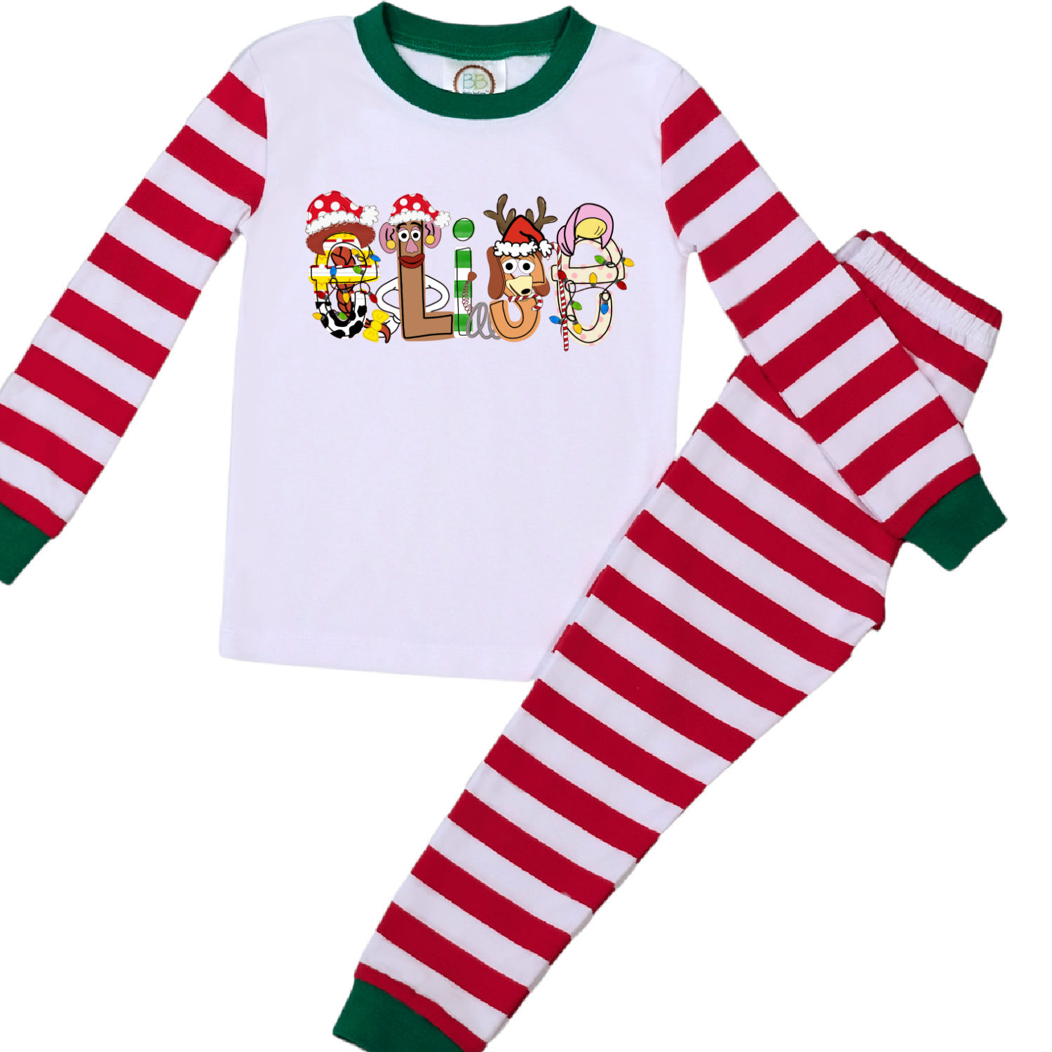 CHARACTER NAME HOLIDAY PAJAMAS | 6 Character Alphas