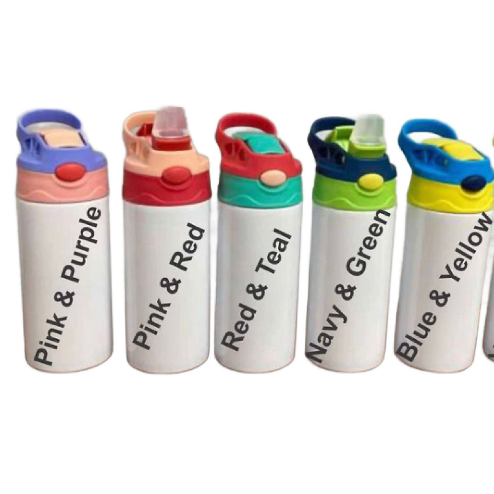 Thumbnail: Alphabet Soup Personalized Water Bottles