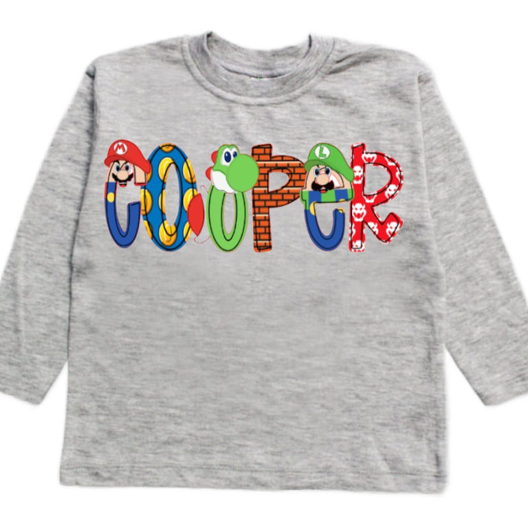 Thumbnail: Character Alpha Long Sleeve Name Tees