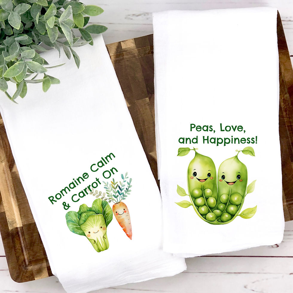 Thumbnail: Fruit & Veggies Dish Towel - 2 for $16