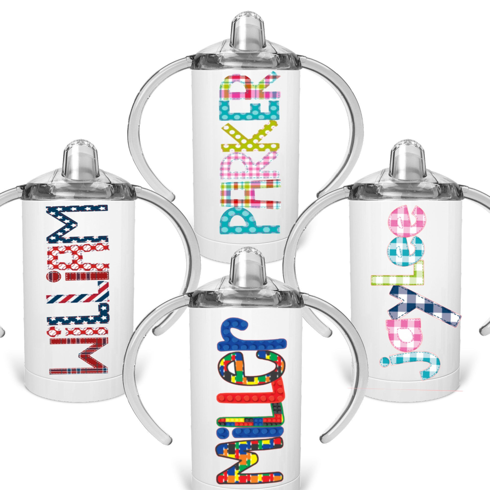 Alphabet Soup Personalized Sippy Cup