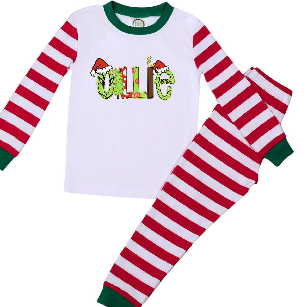 Thumbnail: CHARACTER NAME HOLIDAY PAJAMAS | 6 Character Alphas