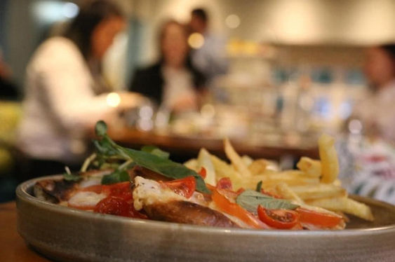 Delicious meal at the Rossett hall hotel in Rossett located in Wrexham County Borough, Wales.