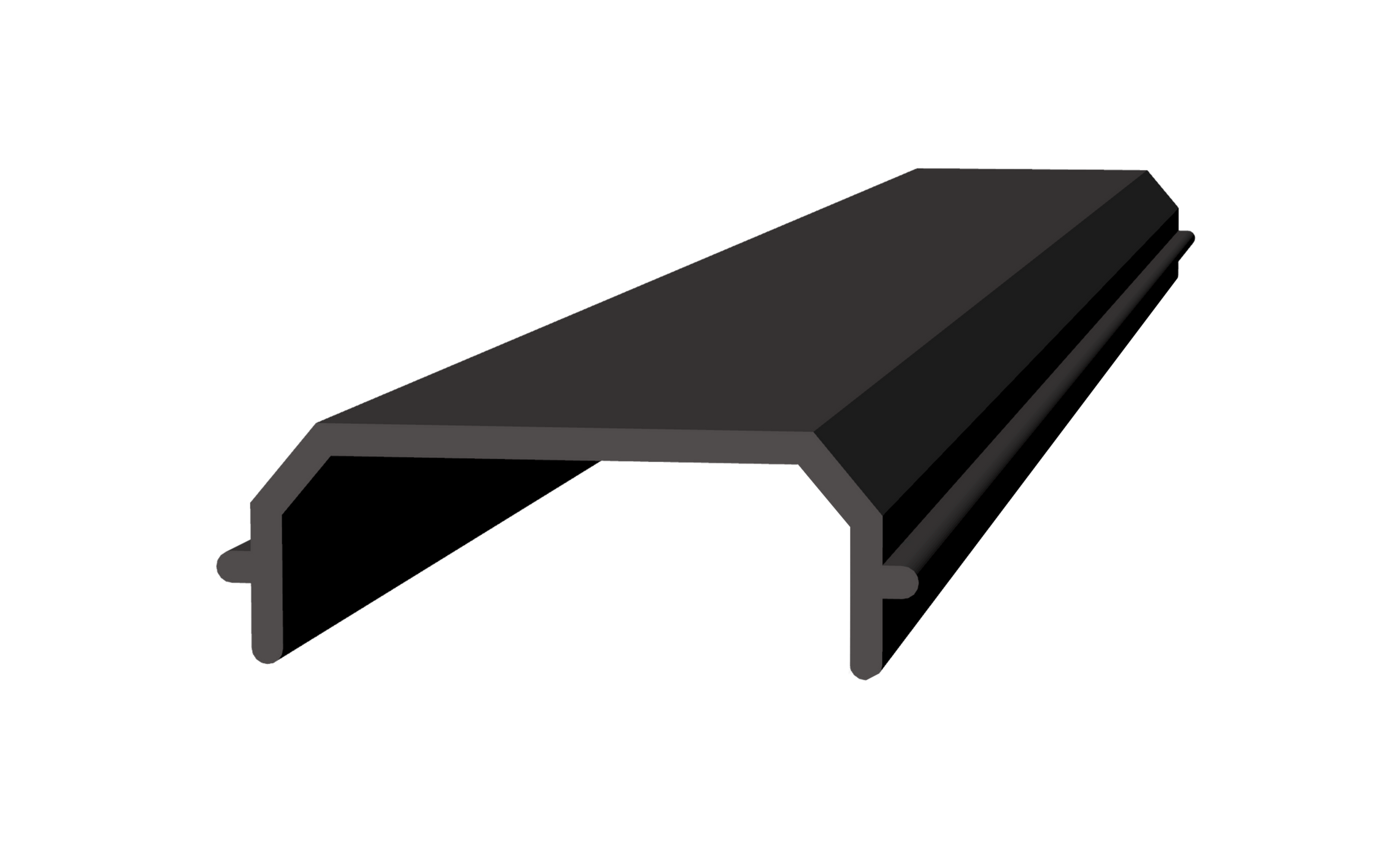 WPC Fence Post Side Cover -WPC-A3