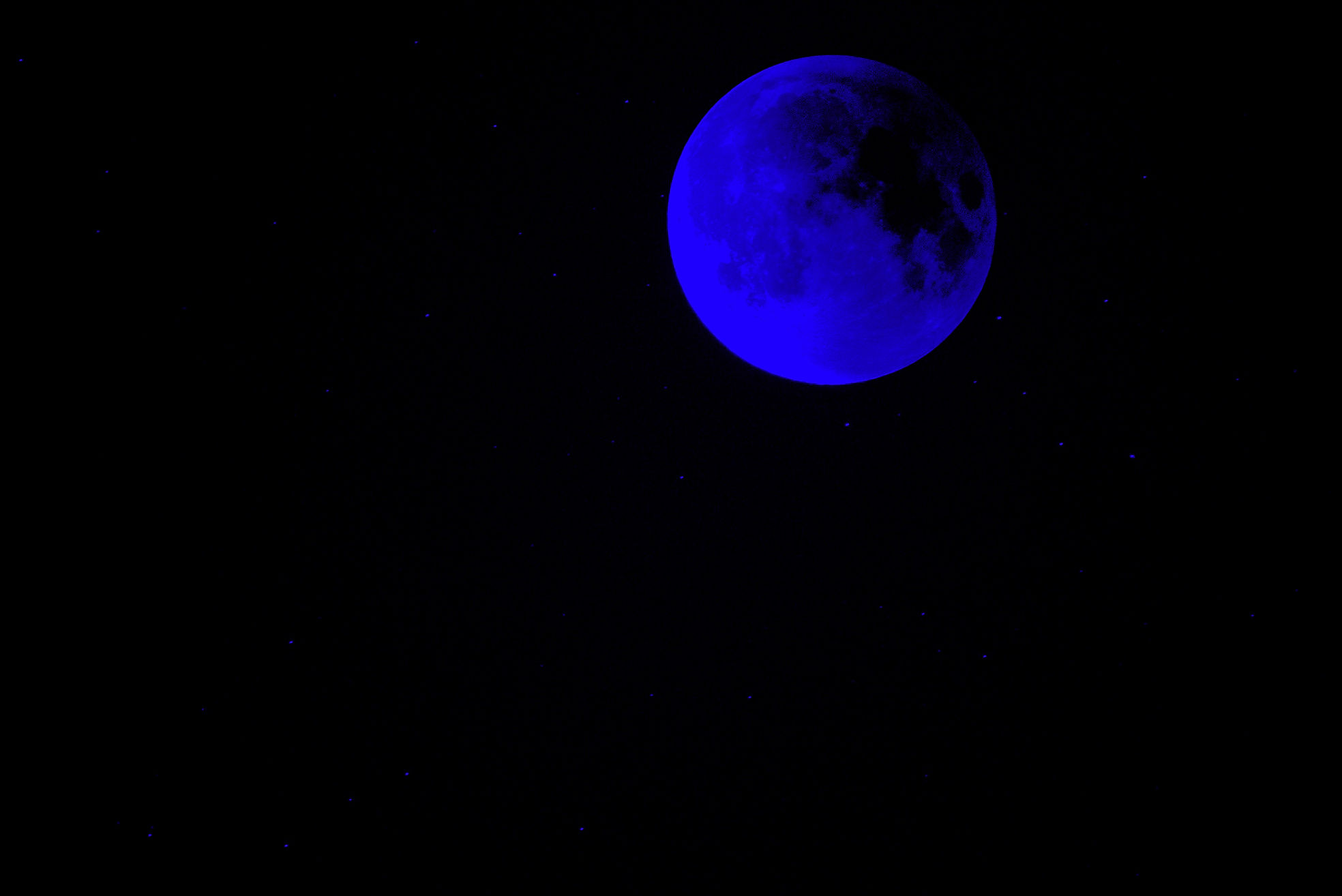 Blue Moon in the sky