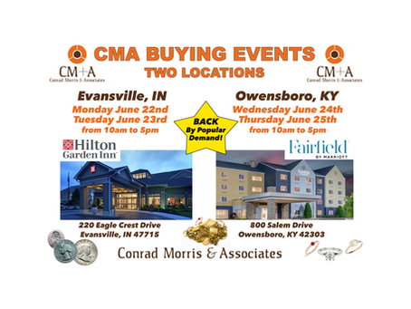 Evansville and Owensboro buying event graphic