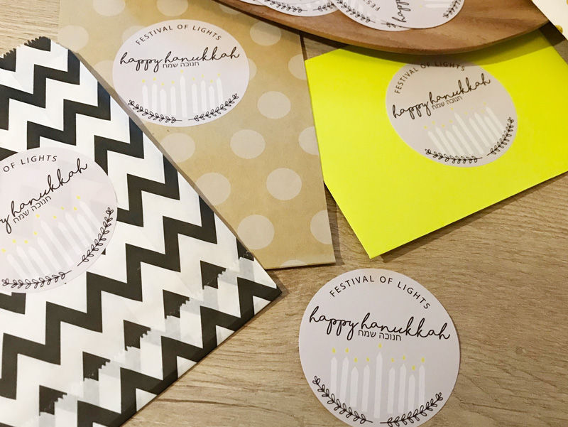 HAPPY HANUKKAH  - STICKER