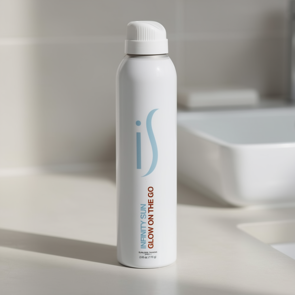 Infinity Sun Glow On The Go self-tanning spray