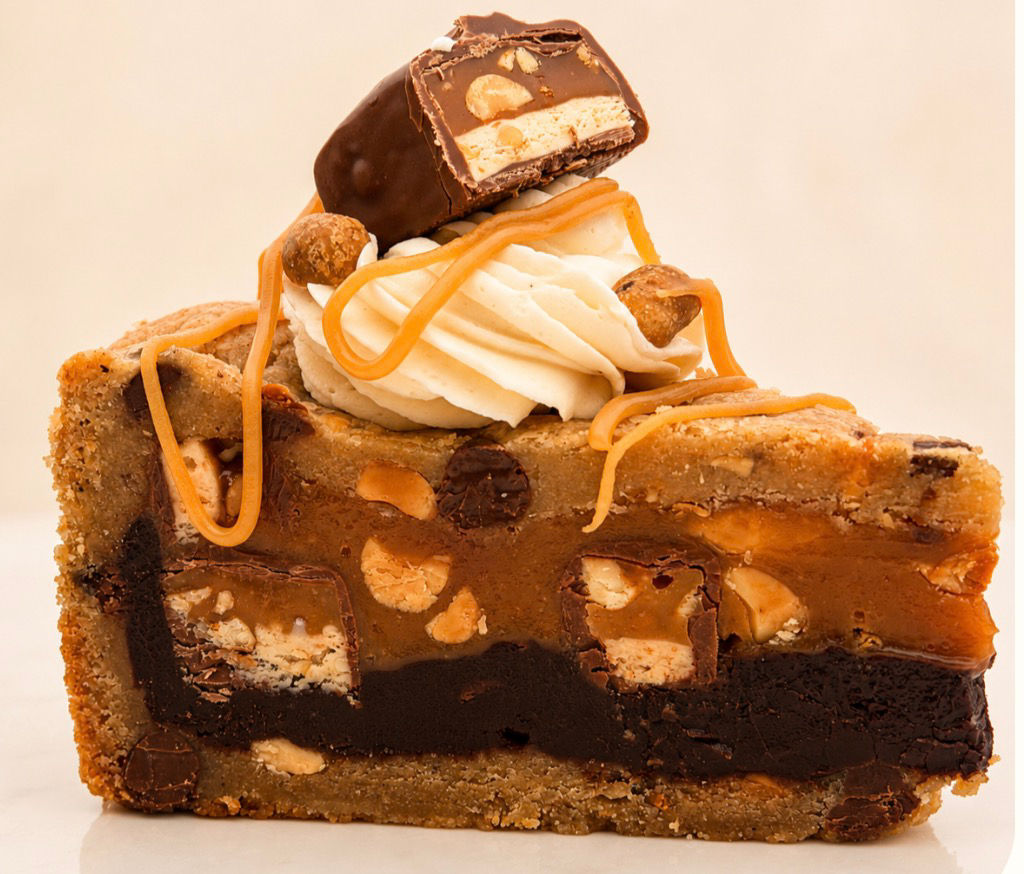 Snickers Cookie Pie Slice
