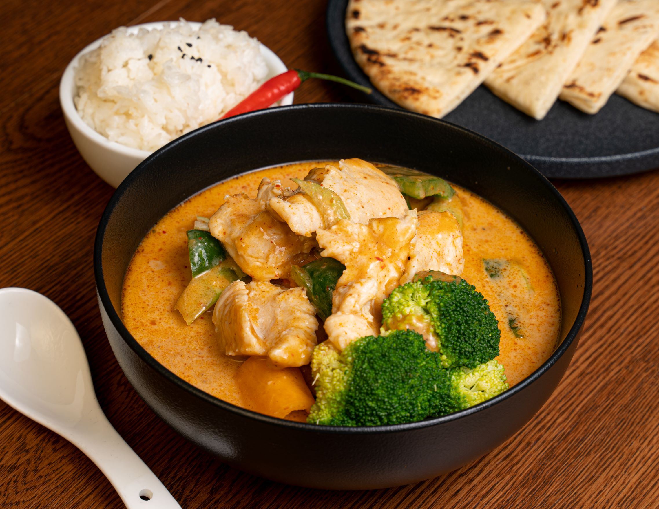 Arranged Food and Objects