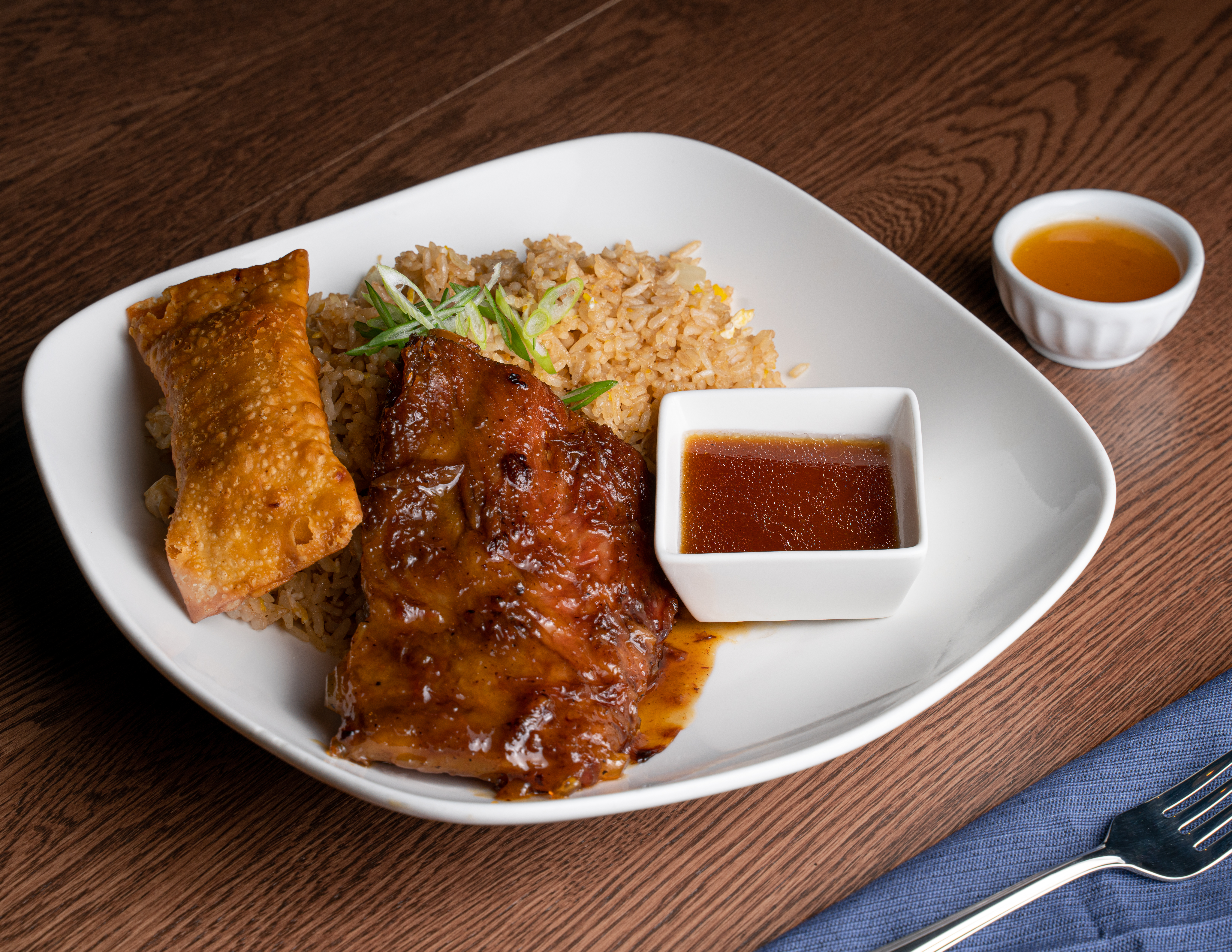 Arranged Food and Objects