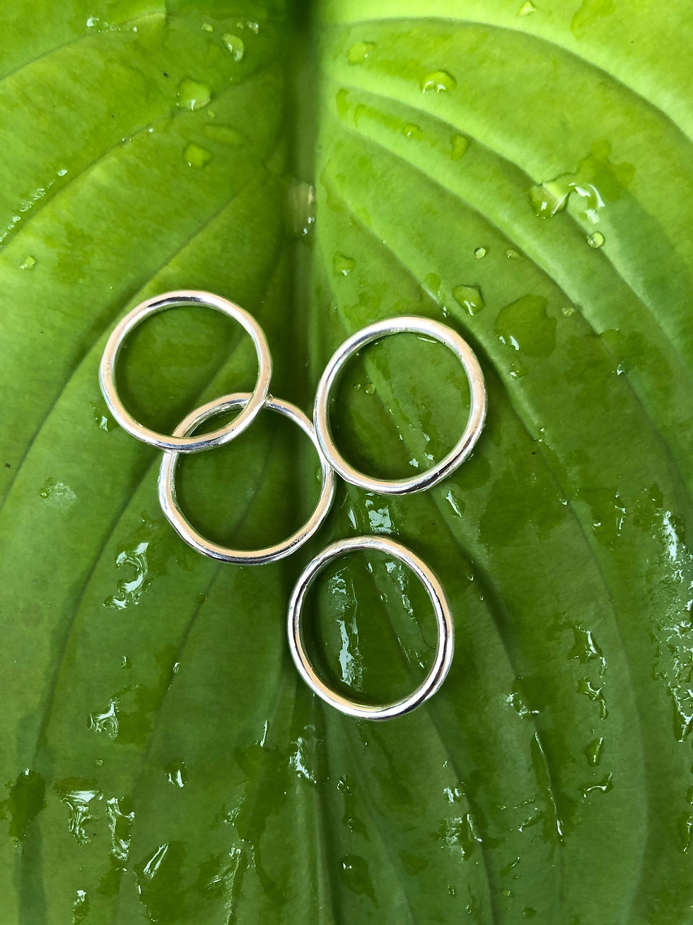 Fine Silver Stackable Rings Set, Silver Stackable Set, Silver Ring Set, Jewelry
