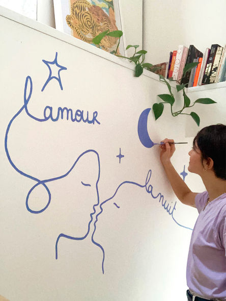 Peinture fresque murale onirique Mathilde Ghekiere lille illustration poétique.jpg