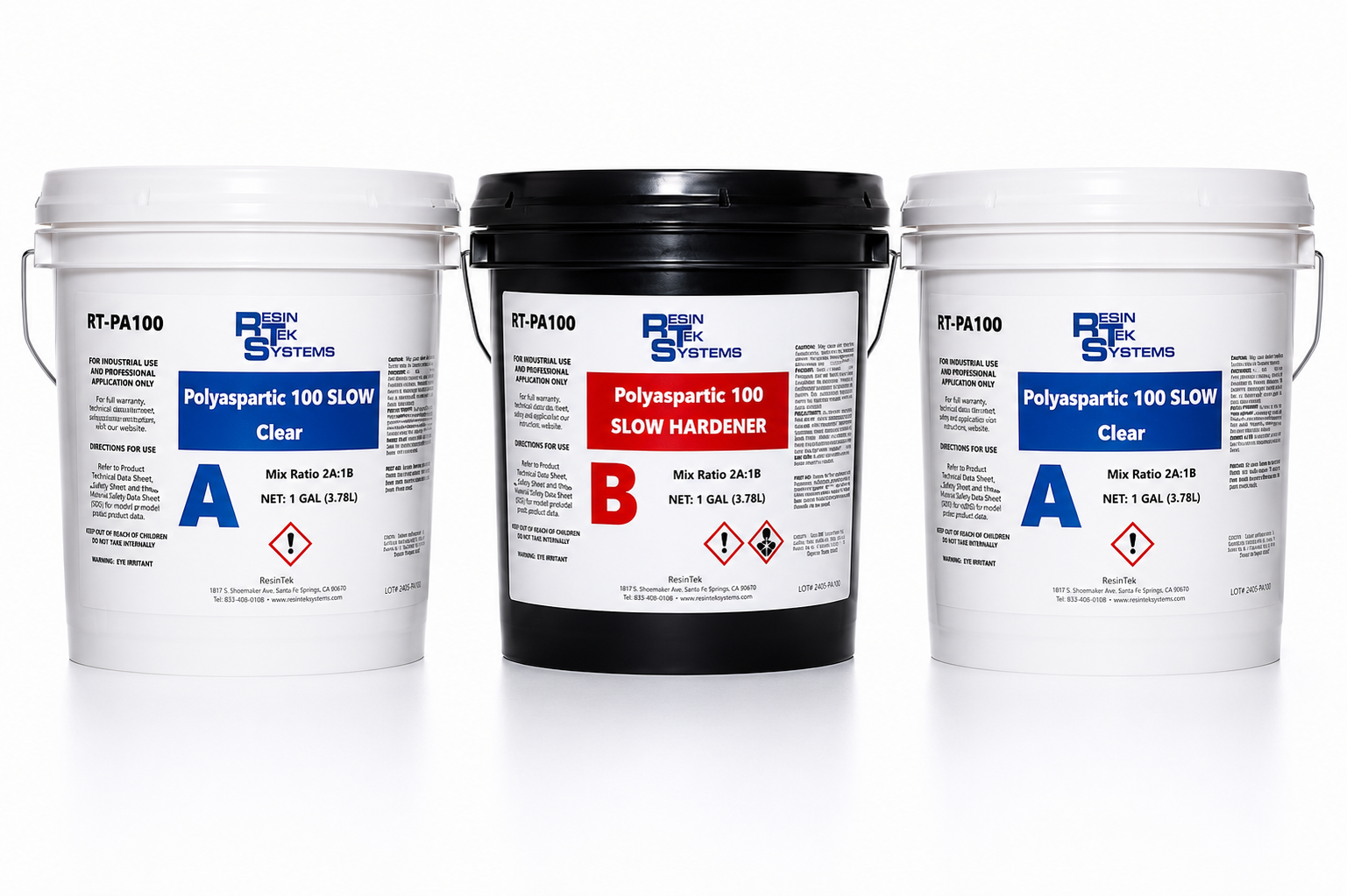 RT PA100 Polyaspartics 100% Solids Slow