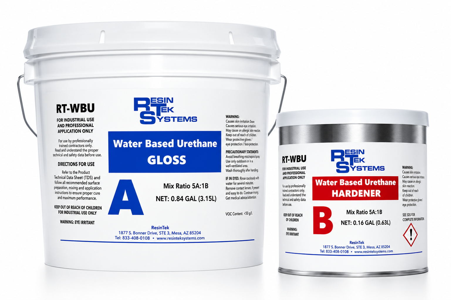 RT-WBU Water Based Polyurethane Gloss/ Matte/ Satin