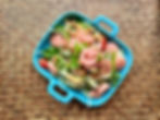 Fermented sausage salad