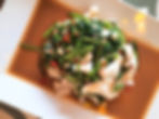 Calamari with morning glory