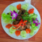 Braised marinated pork with cucumbers