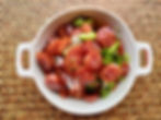 Chinese sausage salad with celeri