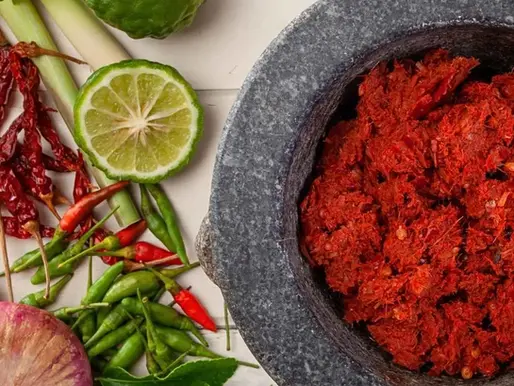 Pâte de curry rouge végane