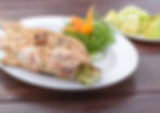 Salt-baked fish